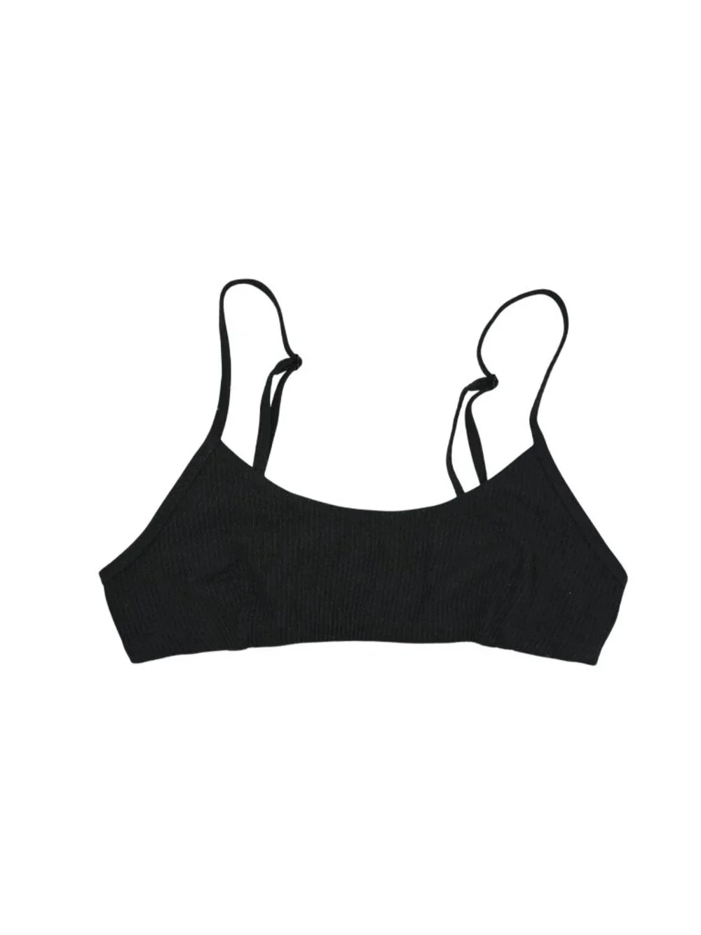 ALO Yoga Ribbed Manifest Bra in Black